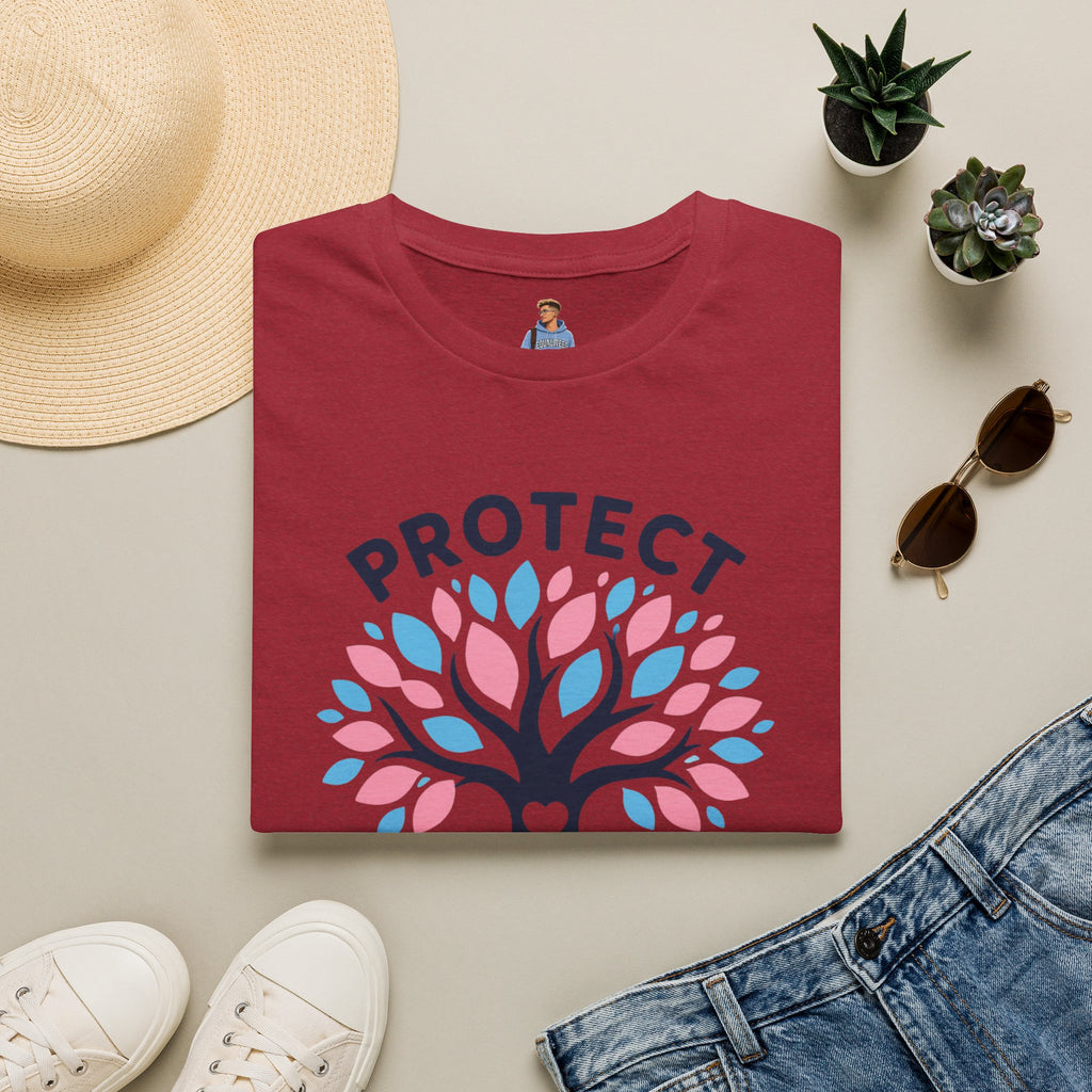 Protect Trans Kids Pride Tree Las Vegas T-Shirt