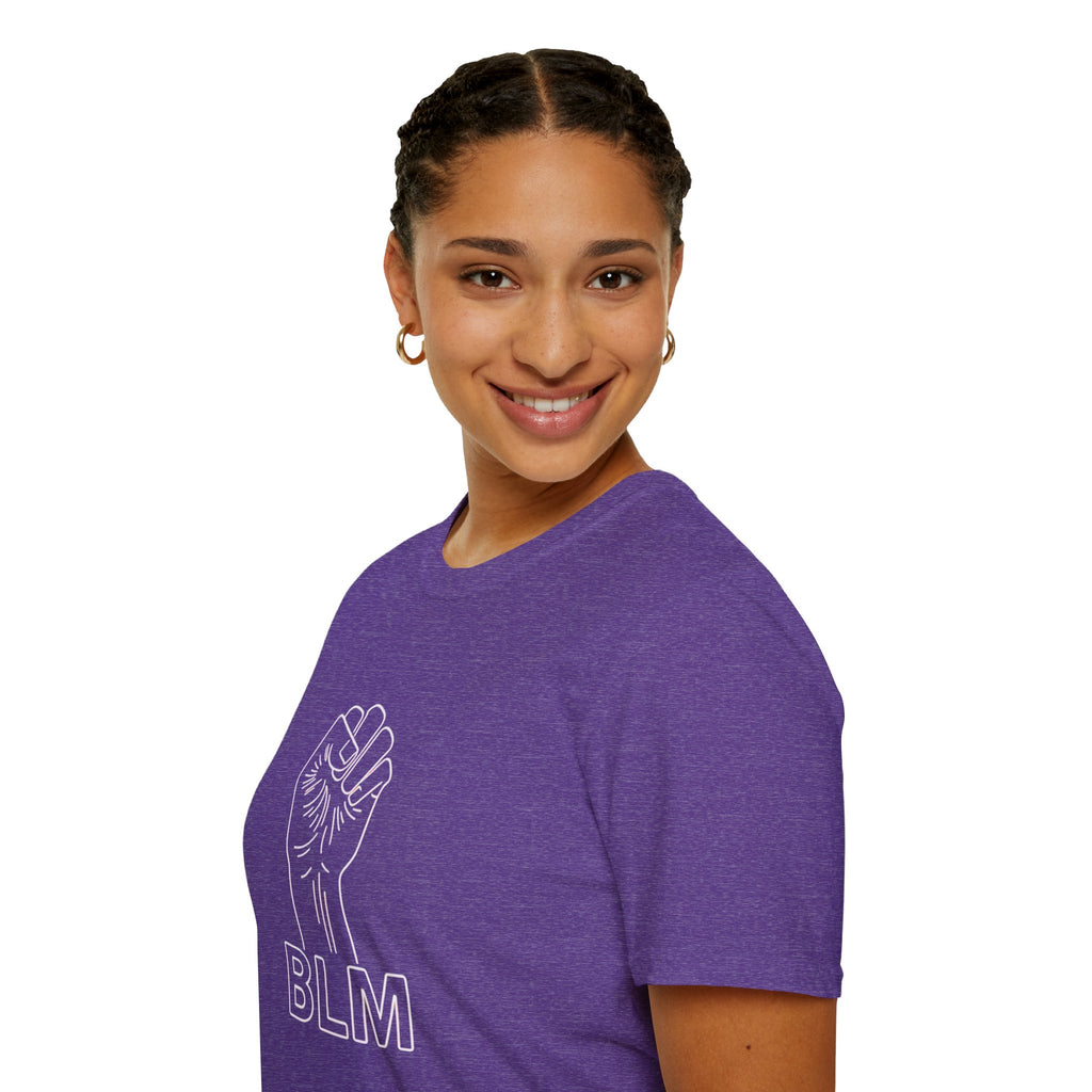BLM Unisex Softstyle T-Shirt - Celebrate Equality and Justice