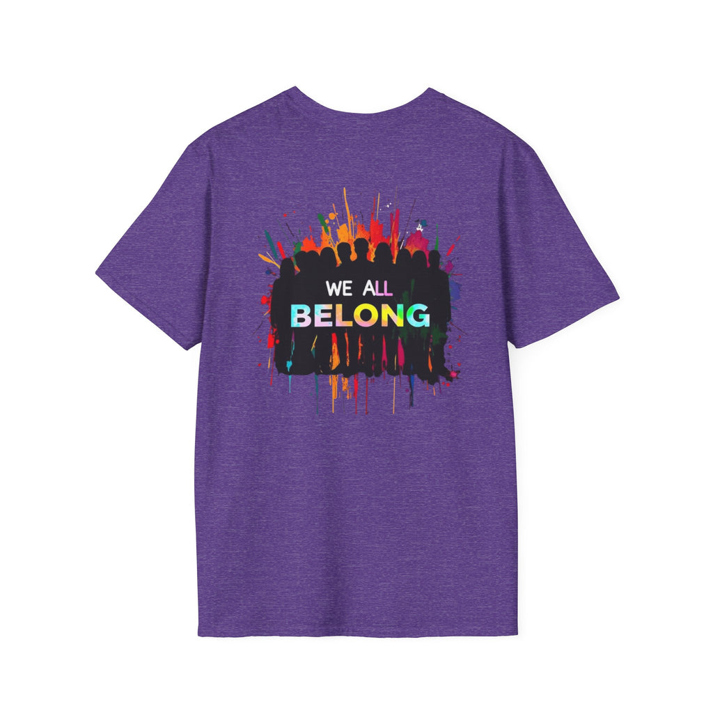 Unisex Softstyle T-Shirt - LGBTQ+ Empowerment T-Shirt: Conversion Therapy is Torture & We All Belong