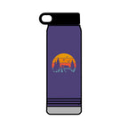 32oz Water Bottle Camping Sunset Scene