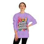 Educate, Advocate, Celebrate Unisex Crew Neck Sweatshirt - Empowerment Apparel