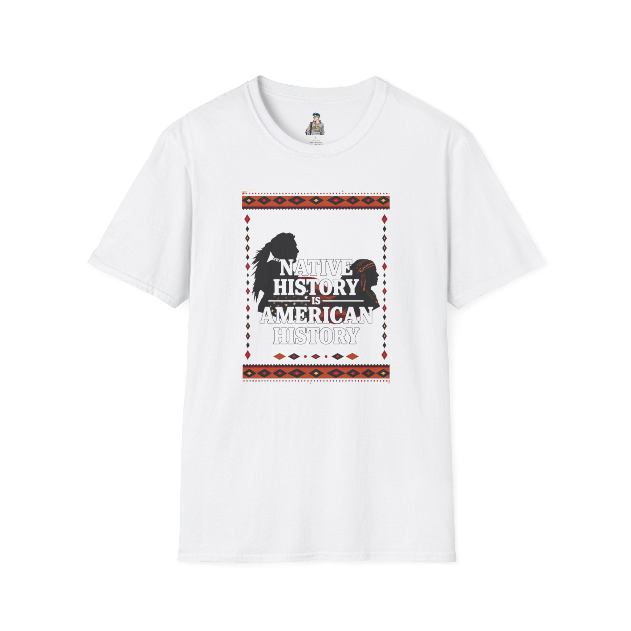 Native History is American History Unisex Softstyle T-Shirt | Cultural Awareness Tee