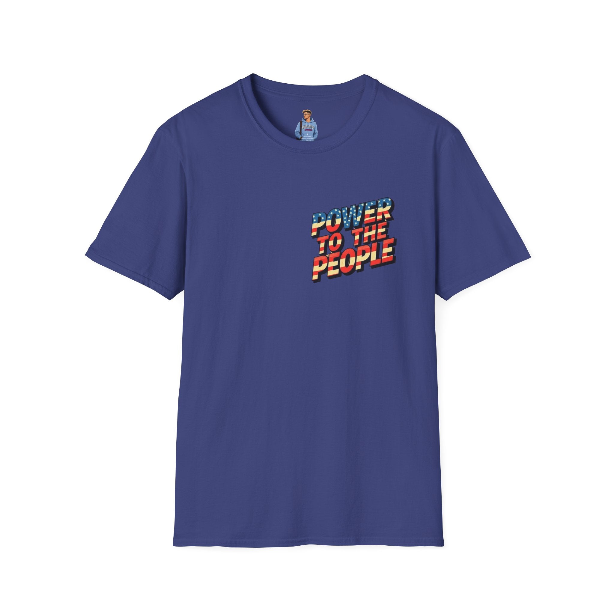 Power to the People Unisex Softstyle T-Shirt Classic Protest Tee