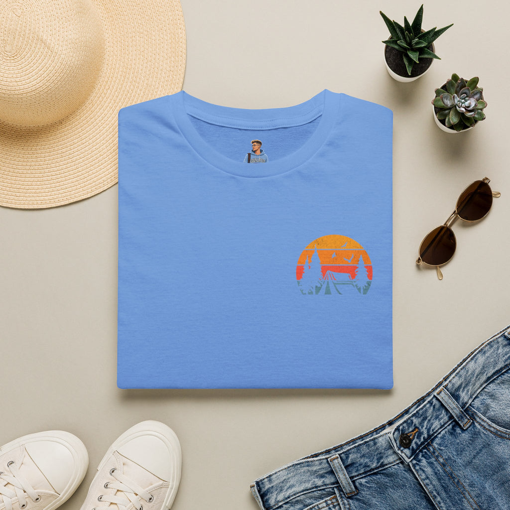 Unisex Softstyle T-Shirt - 'I'd Rather Be Camping' Adventure Tee