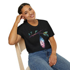 Trans Caterpillar to Butterfly Transformation T-Shirt, Unisex Graphic T-Shirt
