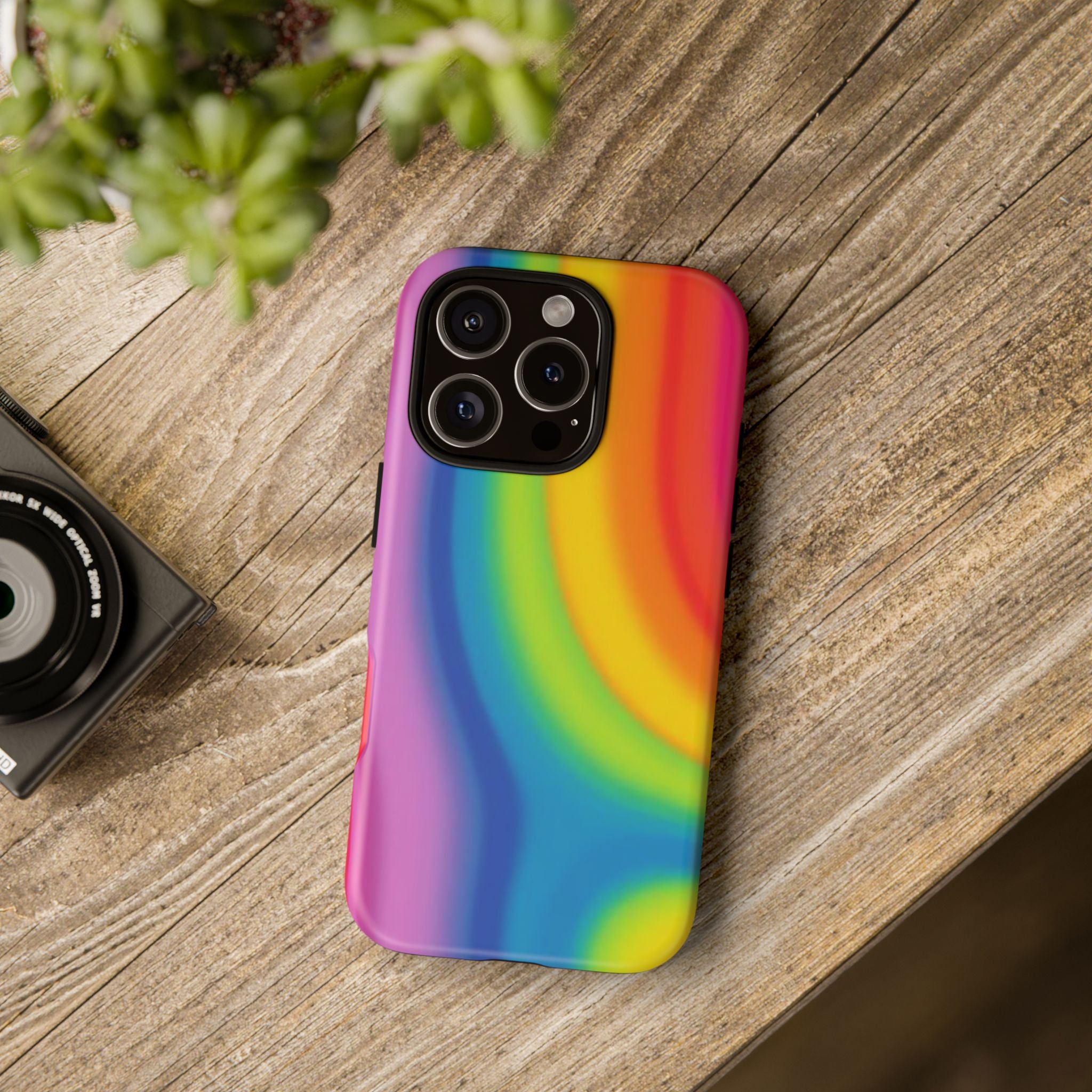 Rainbow Swirl Tough Phone Case for iPhone