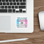 Die-Cut Stickers - TRANS RIGHTS ARE HUMAN RIGHTS