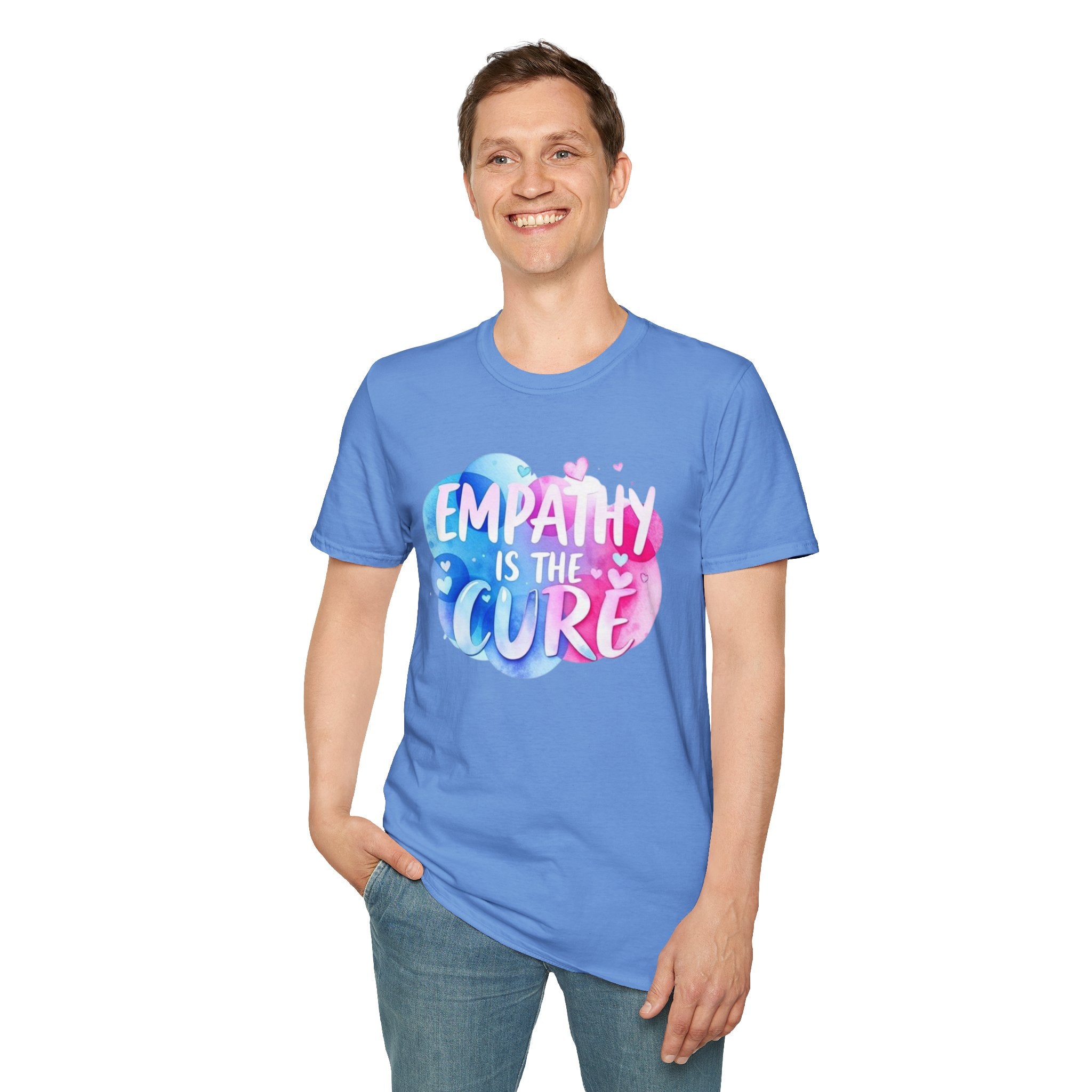 Empathy is the Cure Unisex Softstyle T-Shirt - Comfortable and Inspirational Tee for Everyday Wear