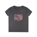 We The People Resist Ladies' V-Neck Protest T-Shirt
