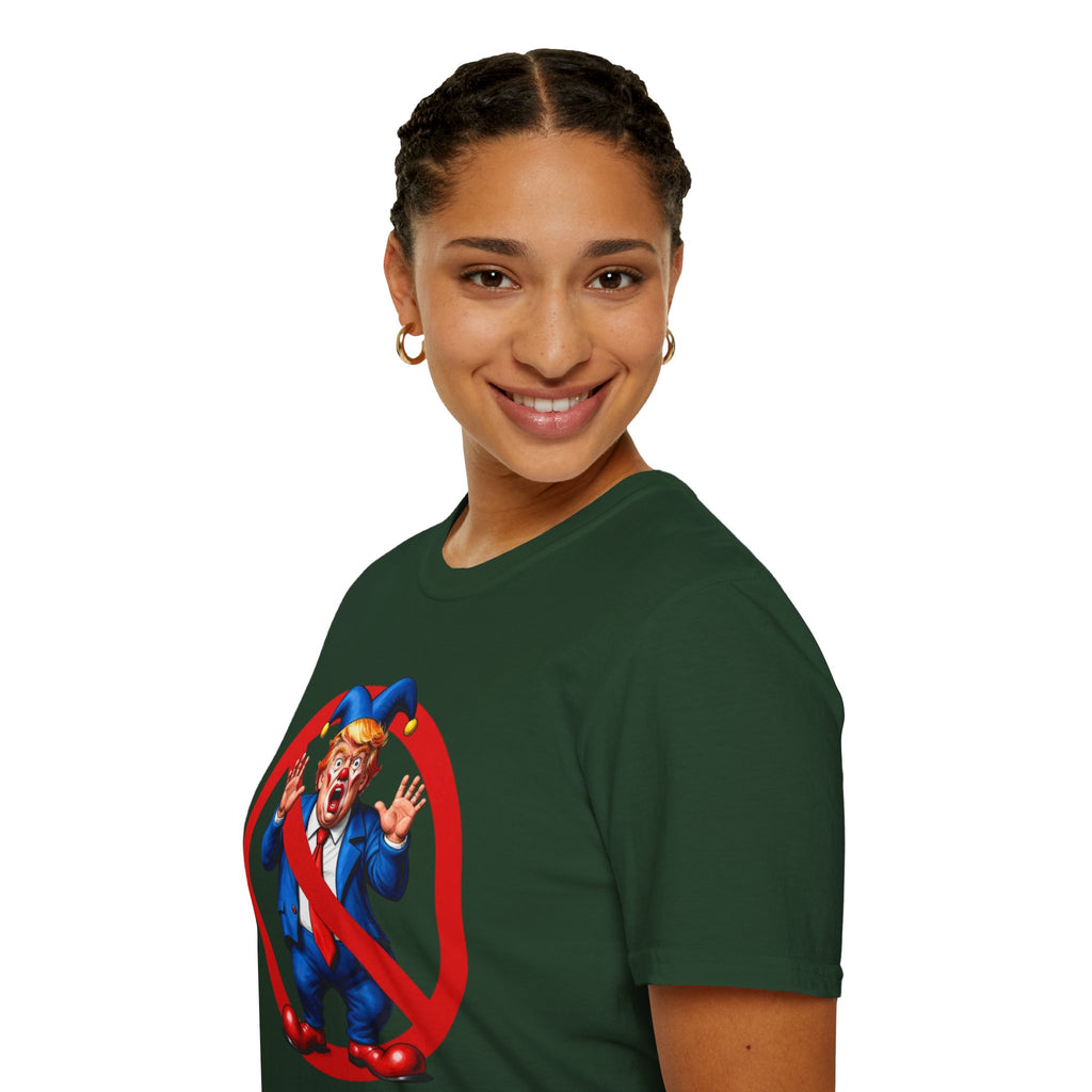 NO CROWN FOR THE CLOWN T-Shirt - NO KINGS IN AMERICA