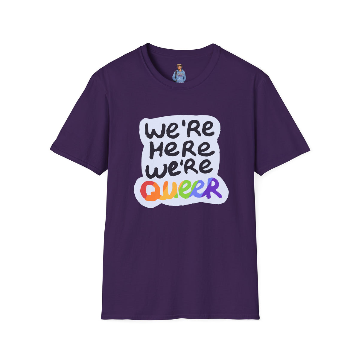 We’re Here We’re Queer Pride Tree Las Vegas T-Shirt