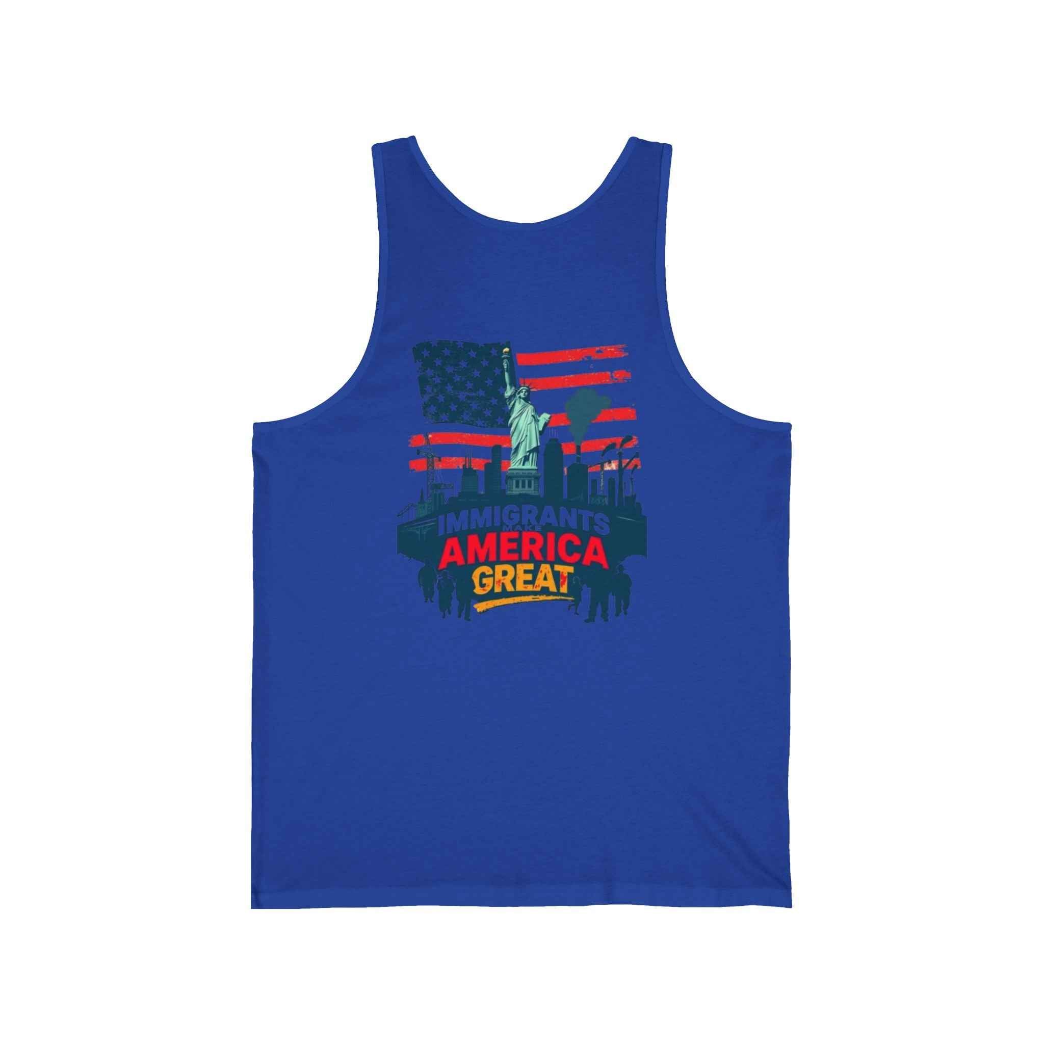 Immigrants Make America Great Tank — 'Estoy Contigo' Latino Pride Graphic Tank Top