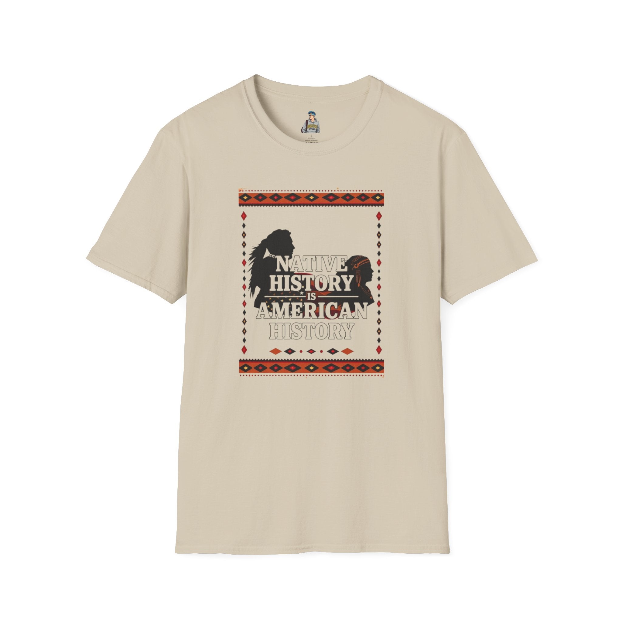 Native History is American History Unisex Softstyle T-Shirt | Cultural Awareness Tee