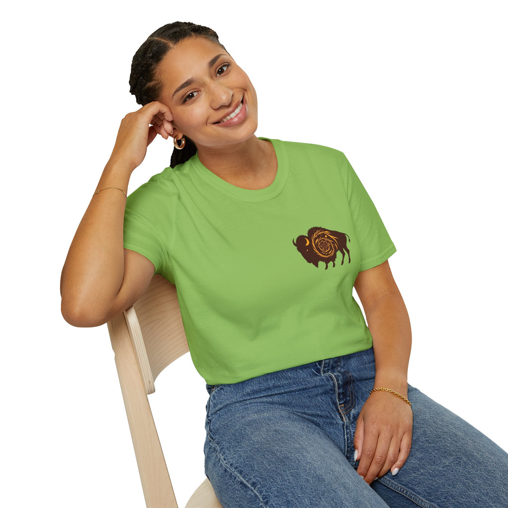 Buffalo Spiral Design T-Shirt