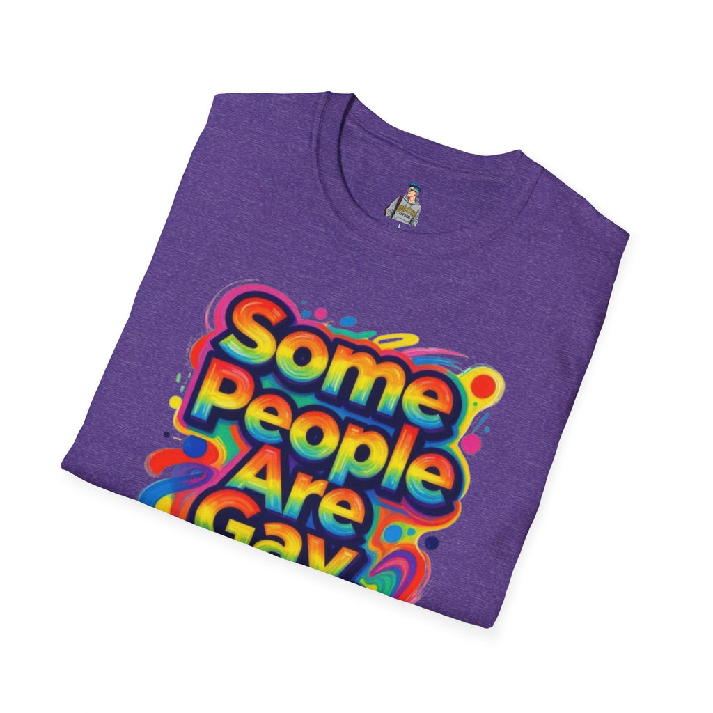 Some People Are Gay Get Over It T-Shirt — Rainbow Pride Statement Tee