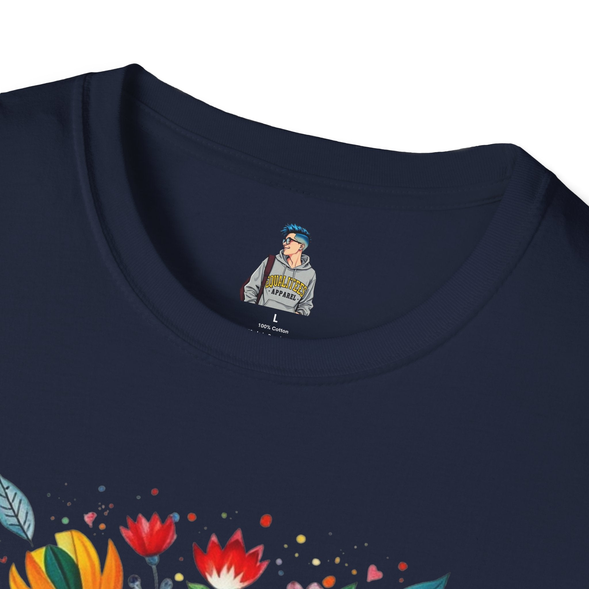 Love Everyone, Protect Planet Floral Graphic Tee