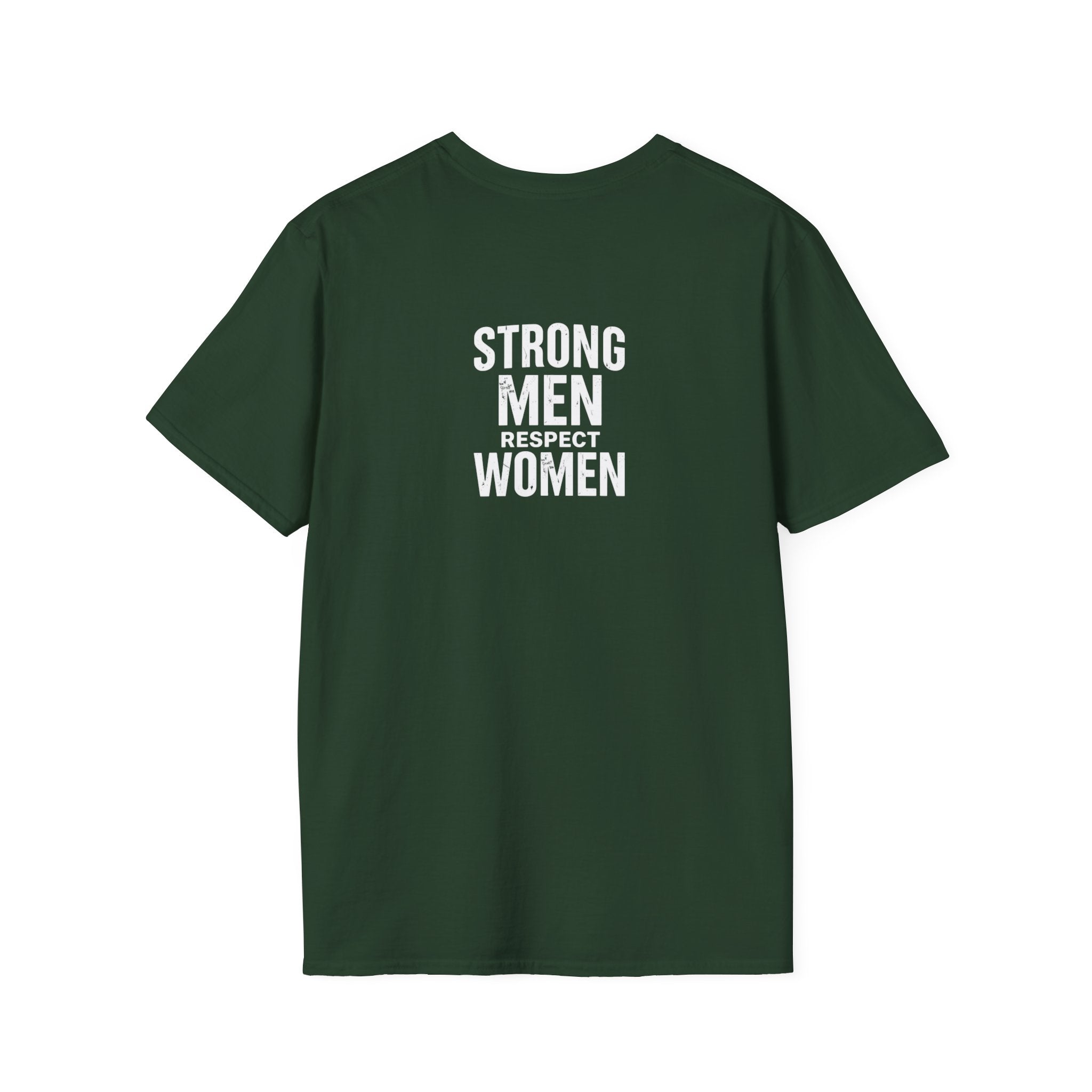 I Am The Bear, Strong Men Respect Women Unisex Softstyle T-Shirt