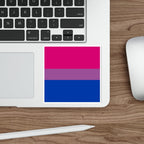 Die-Cut Stickers - Bisexual Pride Flag