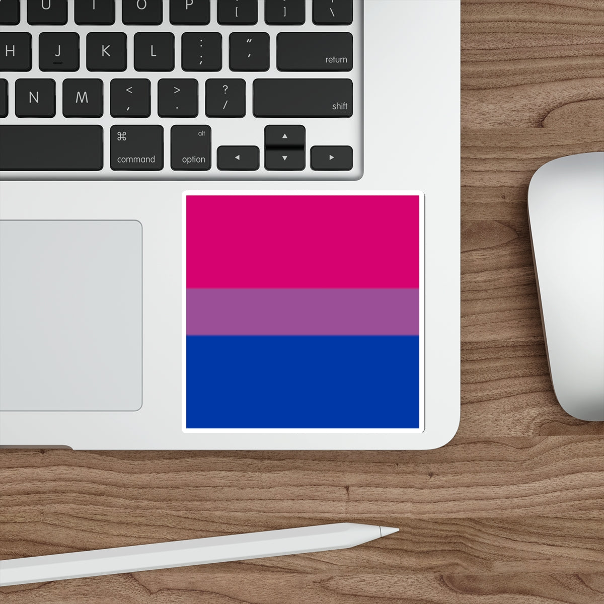 Die-Cut Stickers - Bisexual Pride Flag