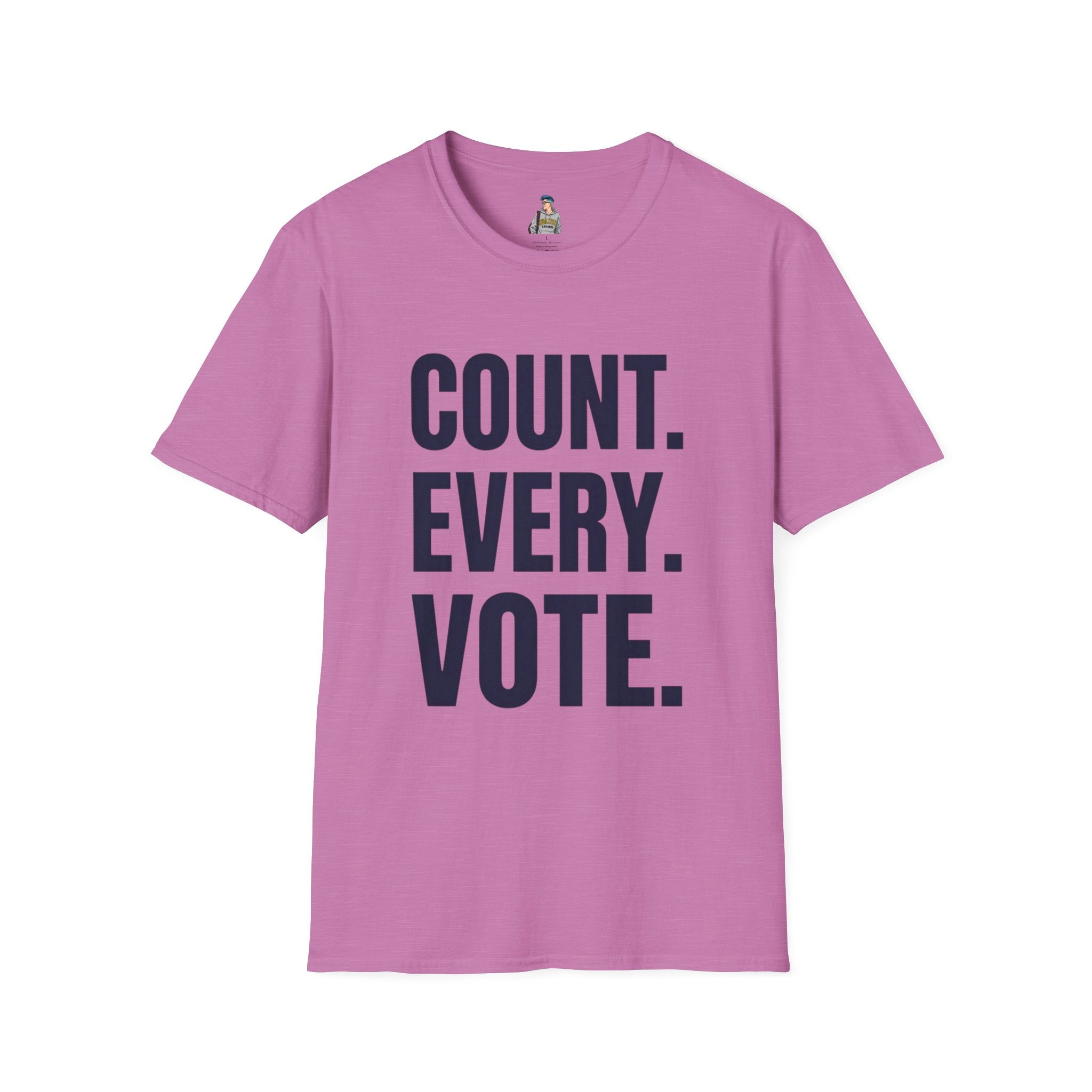 Count. Every. Vote. T-Shirt — Voter Rights Political Tee