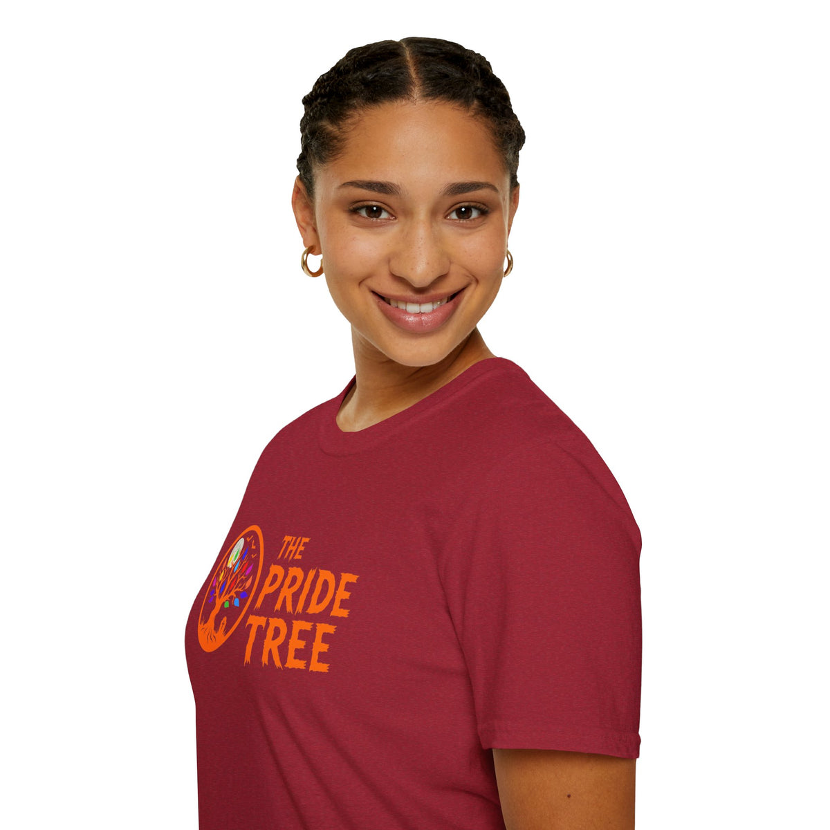 Orange Halloween Logo Pride Tree T-Shirt