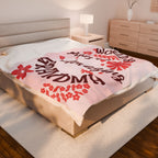 World's Most Amazing Grandma Velveteen Plush Blanket