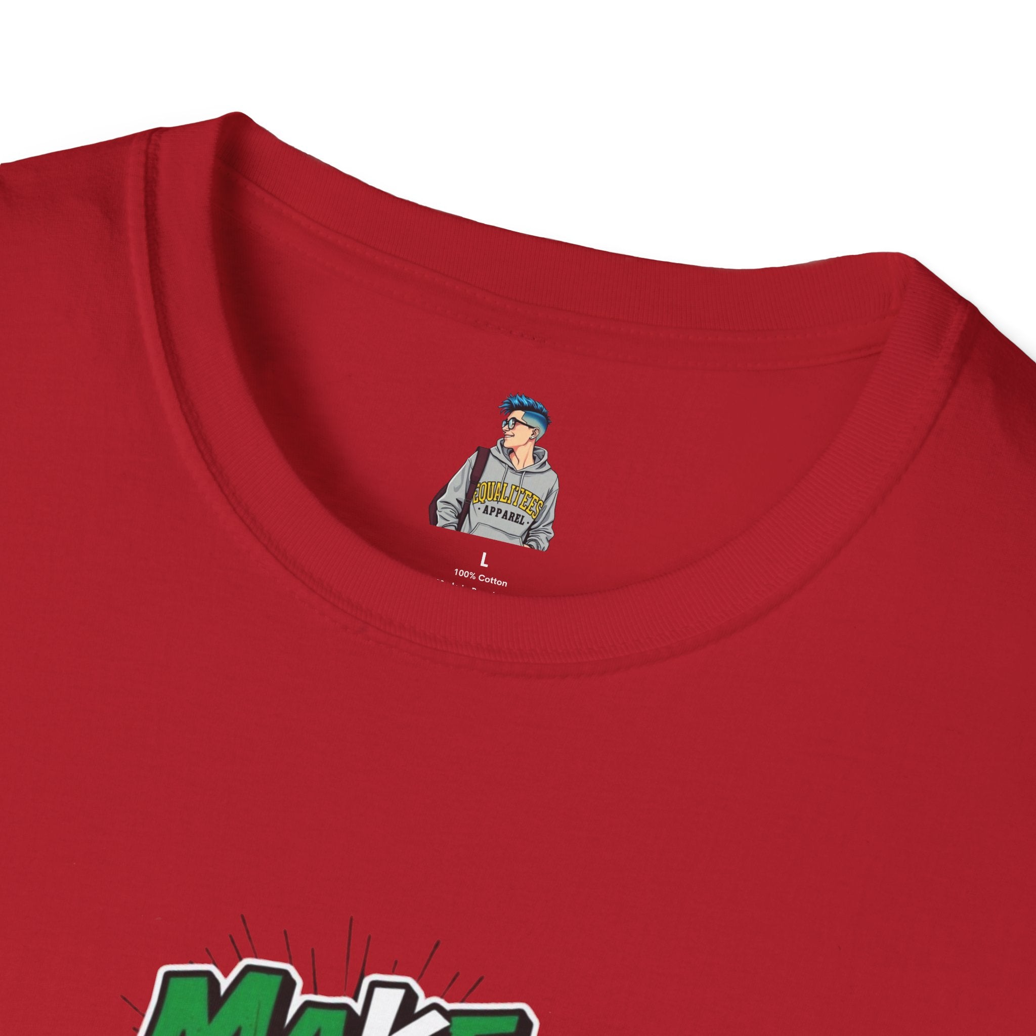 Make Good Trouble Unisex Softstyle T-Shirt | Fun Graphic Tee for Activists & Trendsetters