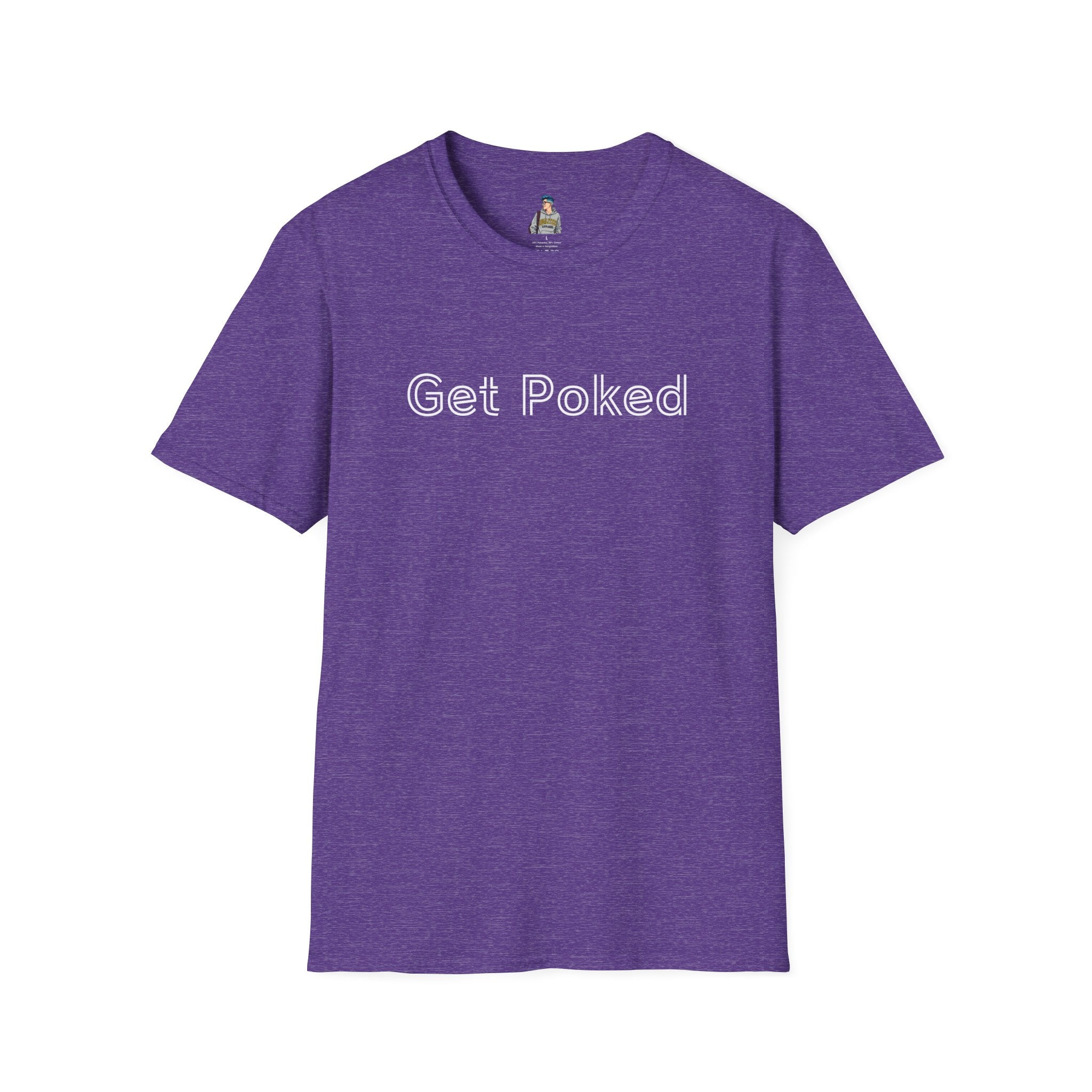 Unisex Softstyle T-Shirt - "Get Poked - Vaccines Save Lives" Statement Tee