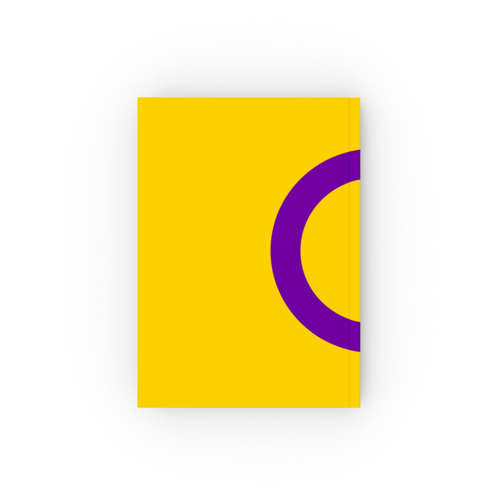 Intersex Pride Design Hard Backed Journal - Perfect for Gifts, Journaling, and Celebrations