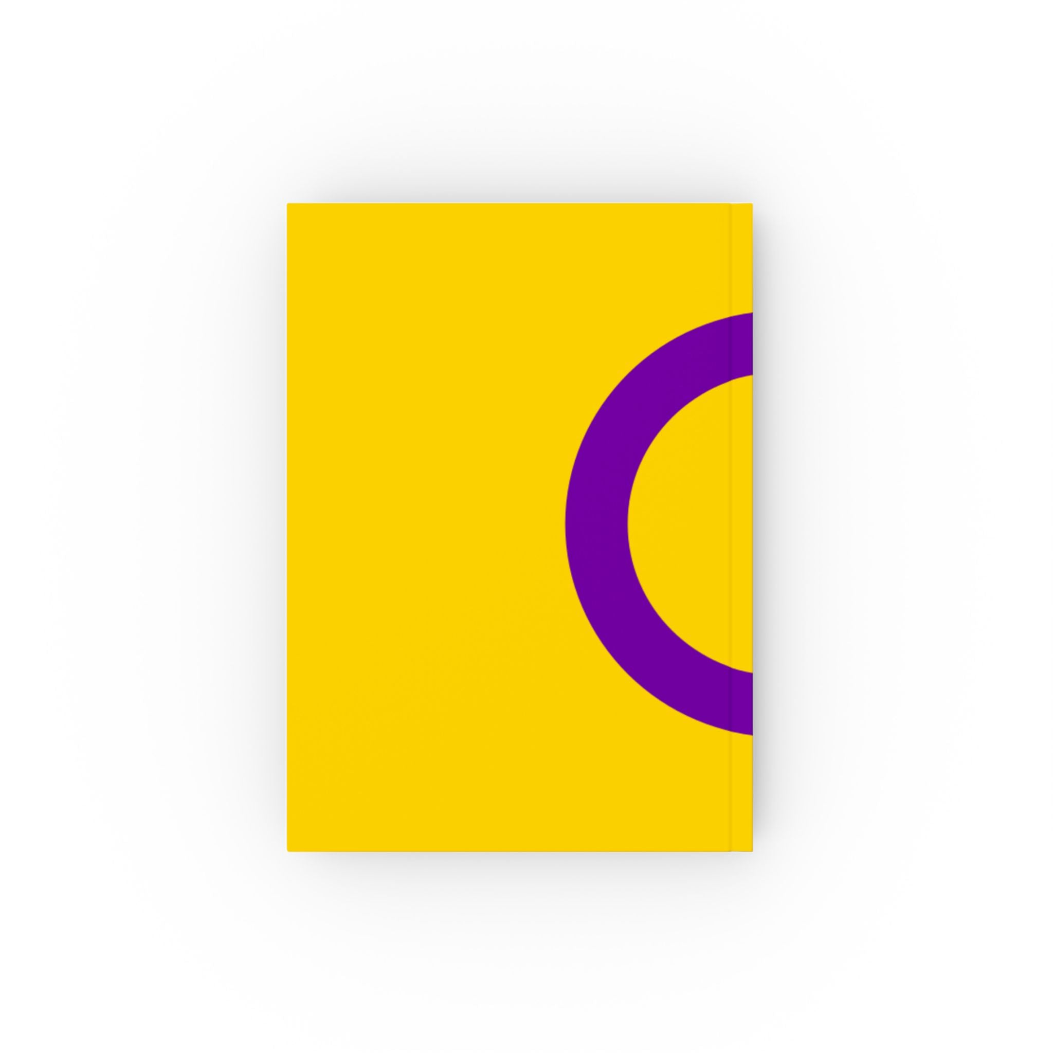 Intersex Pride Design Hard Backed Journal - Perfect for Gifts, Journaling, and Celebrations