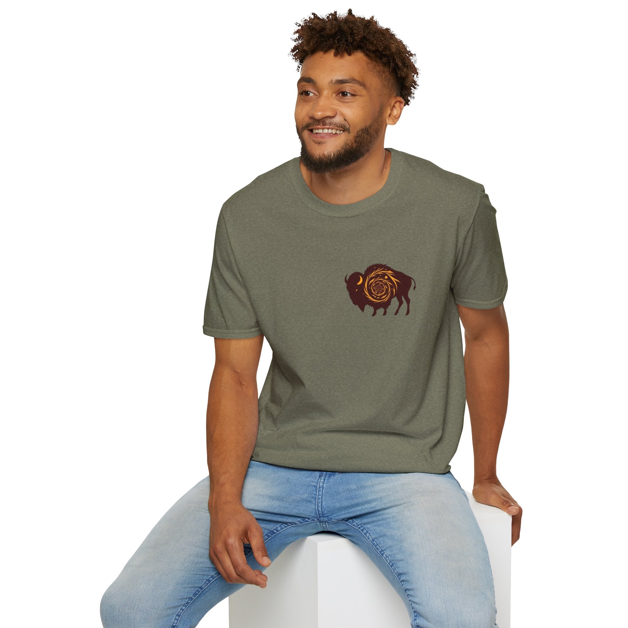 Buffalo Spiral Design T-Shirt