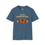 Monarch Butterfly T-Shirt — "The Only Orange Monarch We Need" No Kings Tee