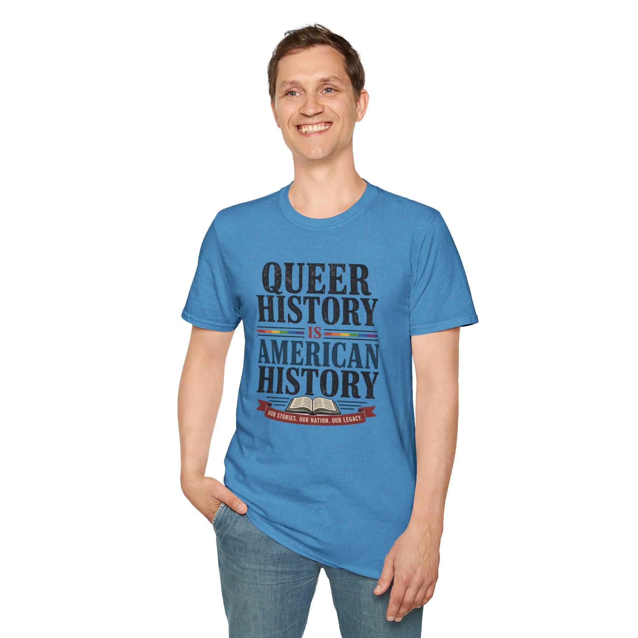 Queer History Is American — Graphic T-Shirt