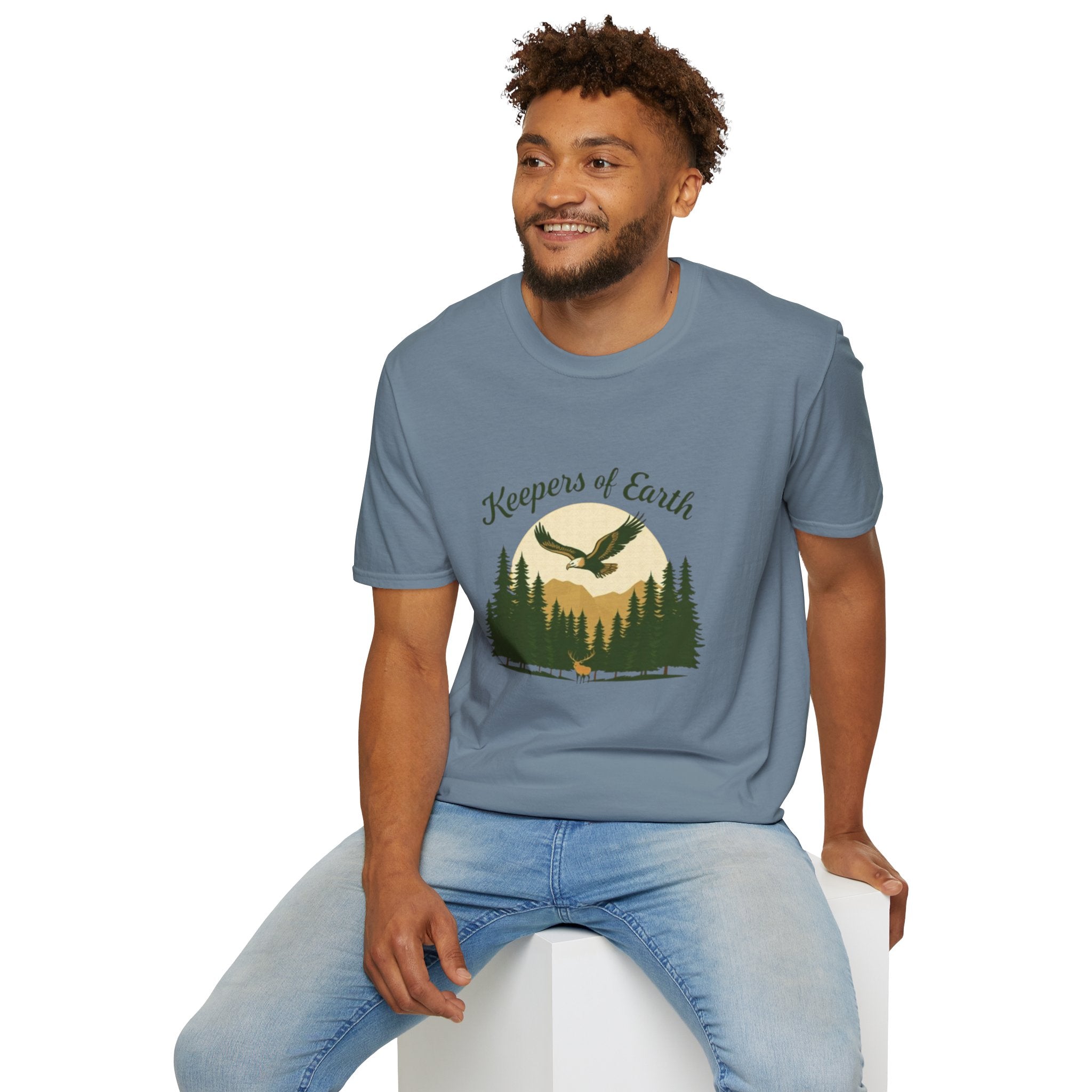 Keepers of the Earth Eagle and Elk T-shirt