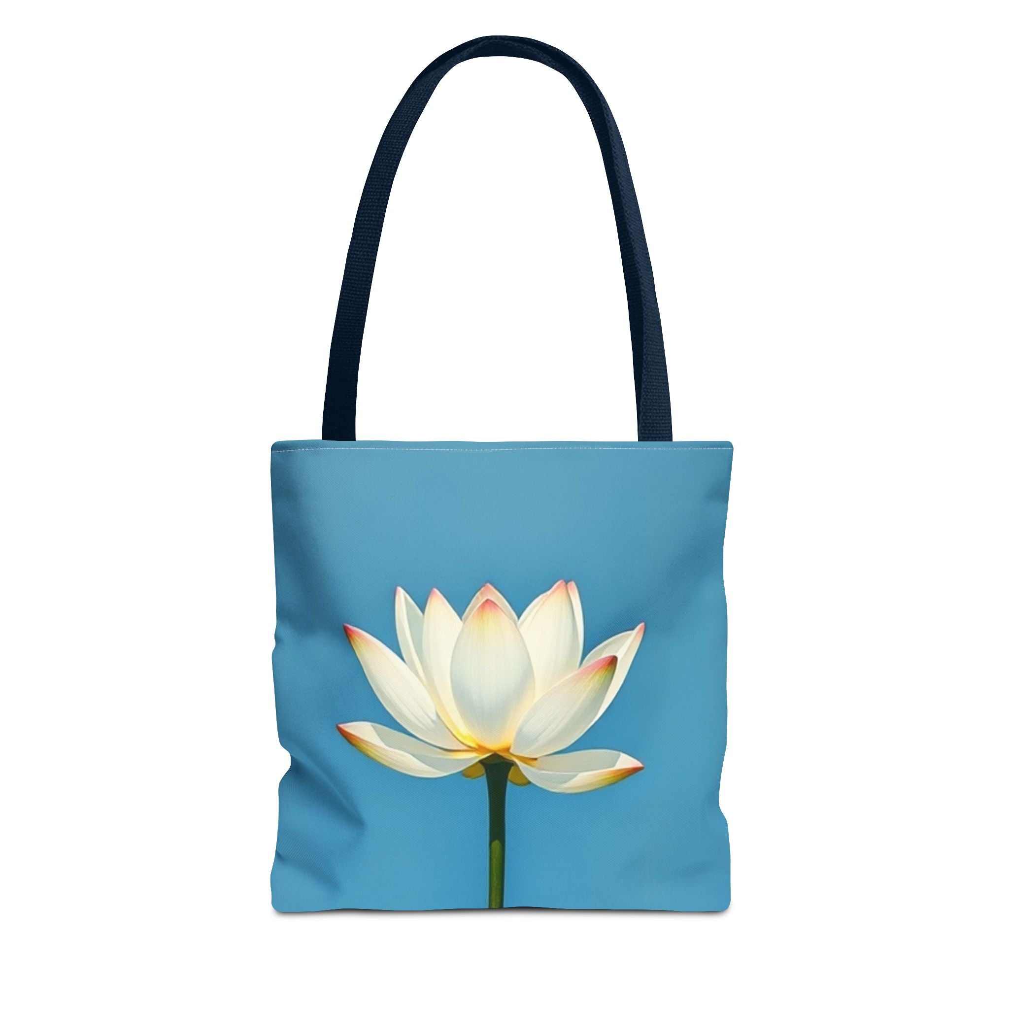 White Lily on Canvas Design - Tote Bag