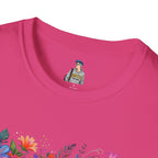 Floral 'FTP' Graphic T-Shirt