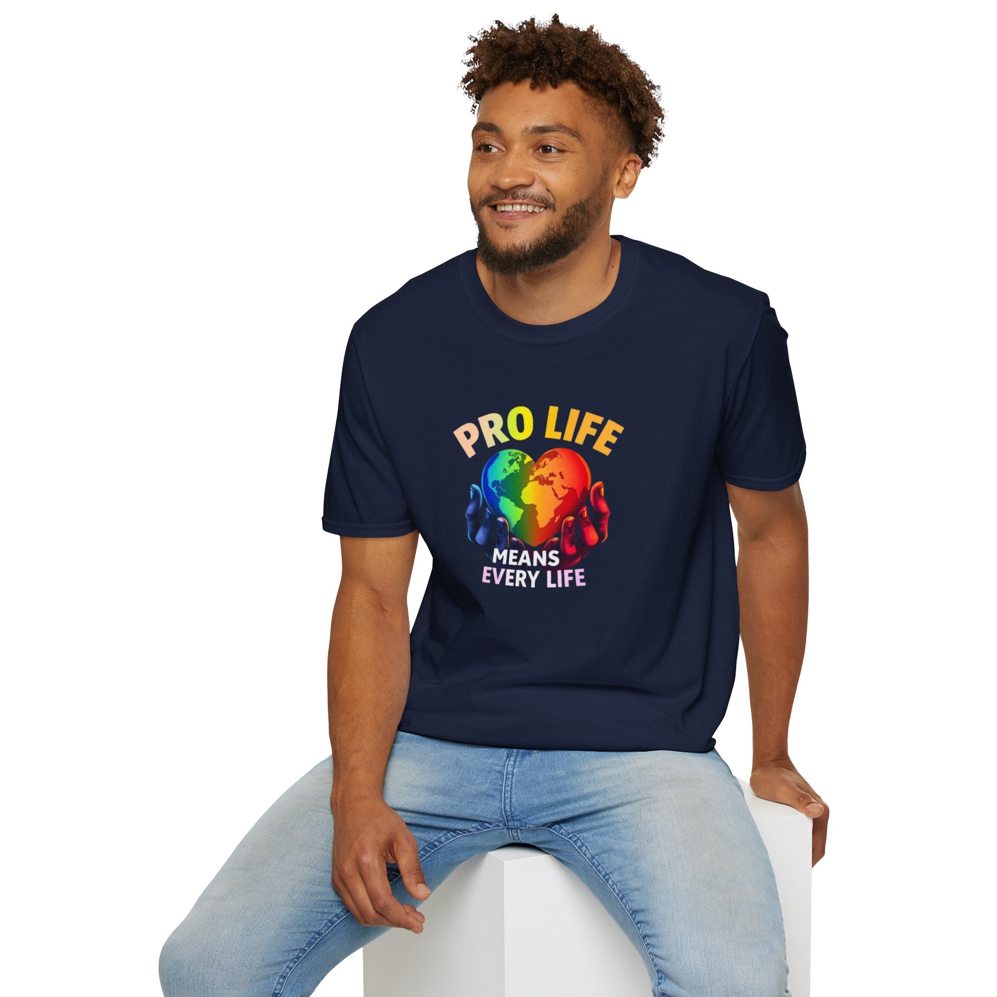 Pro Life Means Every Life Pride Tee