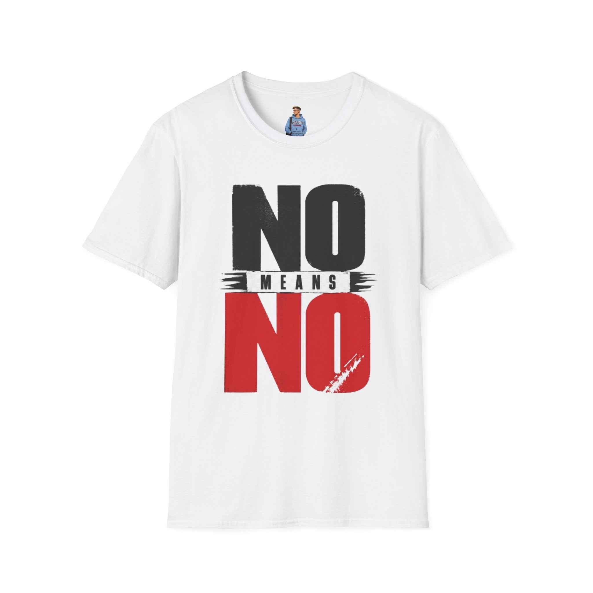 NO Means NO T-Shirt — Consent Awareness Graphic Tee