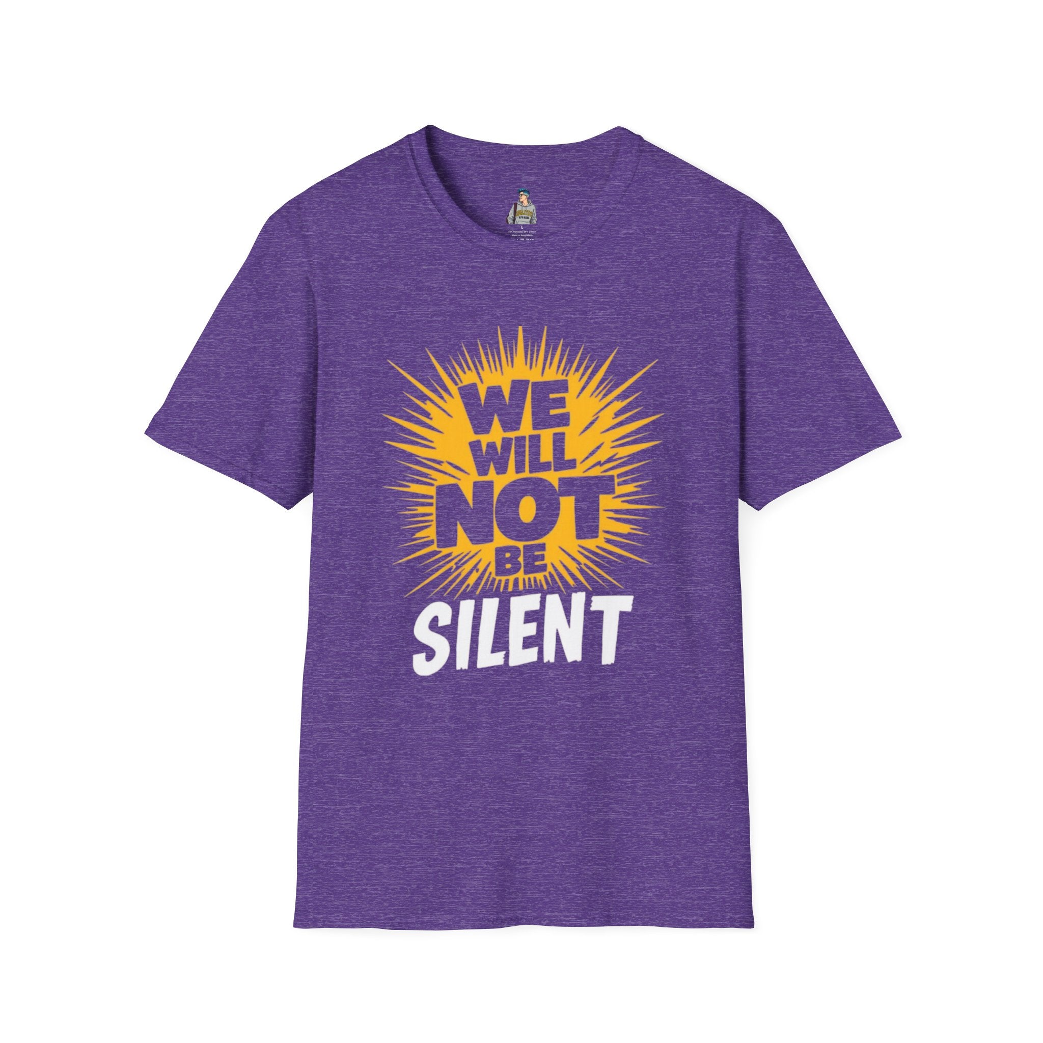 Empowerment Graphic Tee - We Will Not Be Silent | Unisex Softstyle T-Shirt