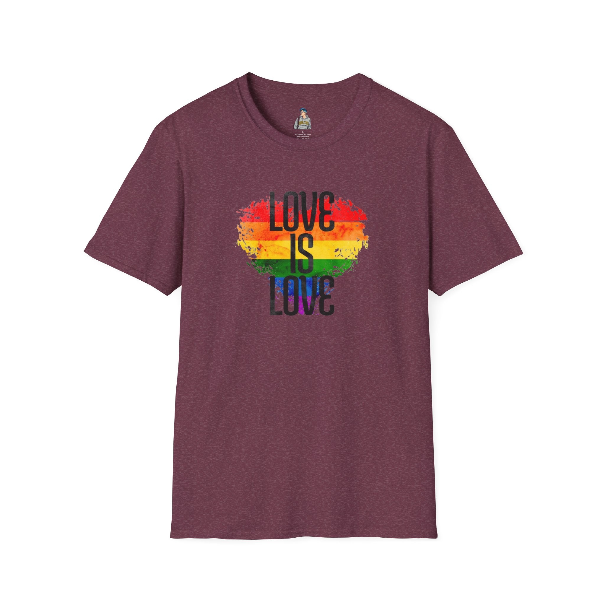 Pride Love Is Love Unisex Softstyle T-Shirt