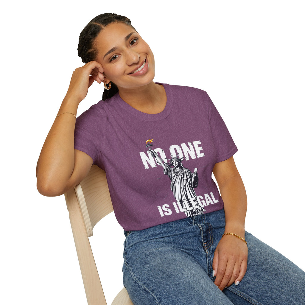 No One Is Illegal Graphic T-shirt