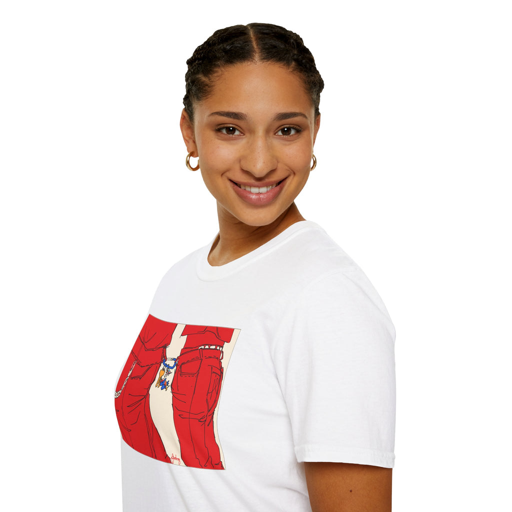 Red Jeans by Audrey Pride Tree Las Vegas T-Shirt