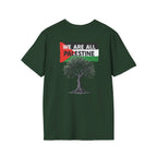 Unisex Softstyle T-Shirt: Stand with Gaza & We Are All Palestine Graphic Tee