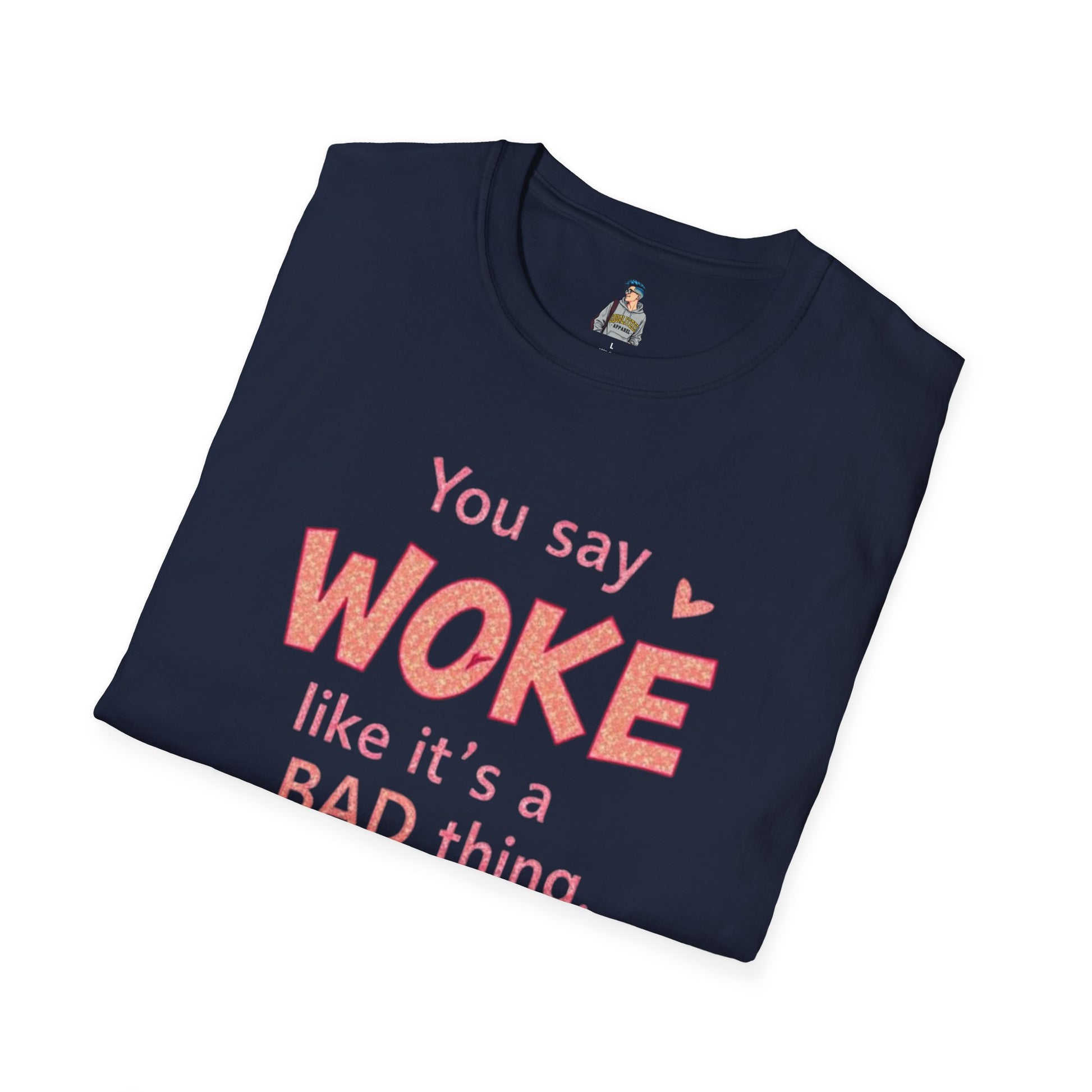Woke is Empathy Unisex Softstyle T-Shirt - Bold Statement Tee for Everyday Activists