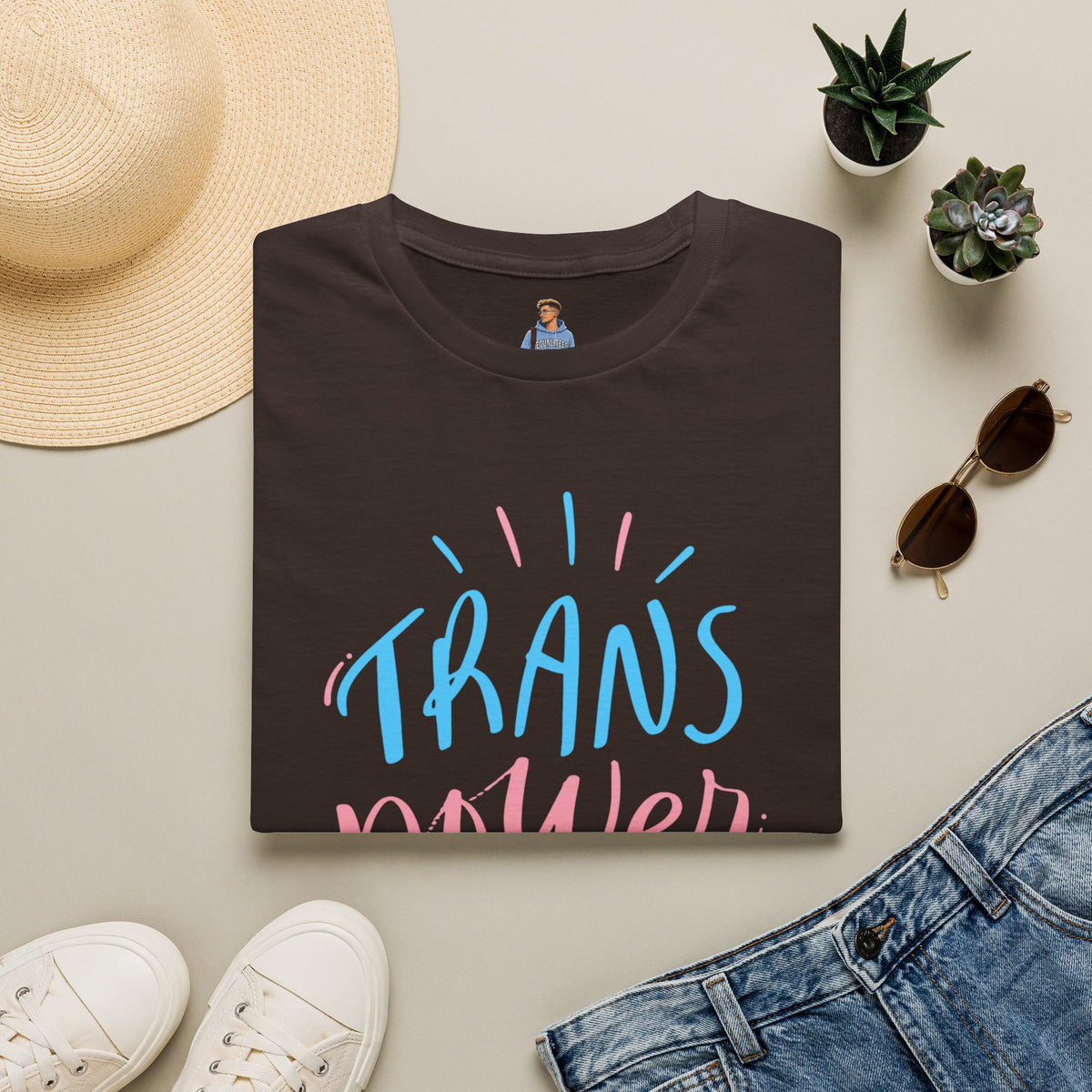 Trans Power Pride Tree Las Vegas T‑ Shirt