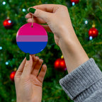 Bisexual Pride Ceramic Ornament - Celebrate Love & Diversity