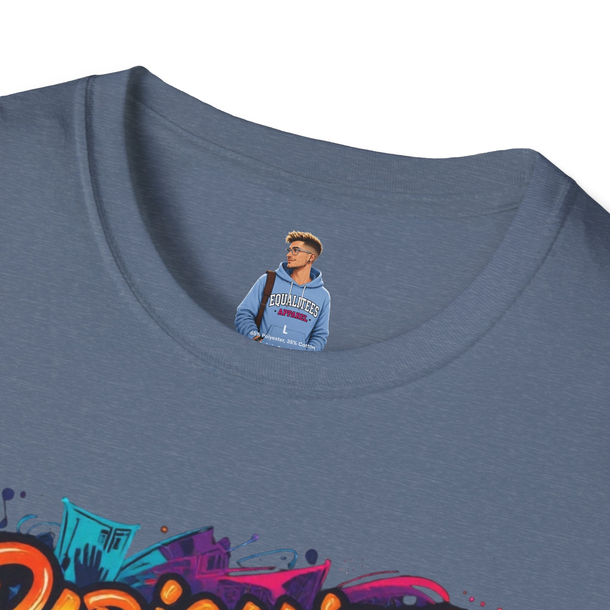 Radicalized by Basic Decency T-Shirt Colorful Graffiti Typography