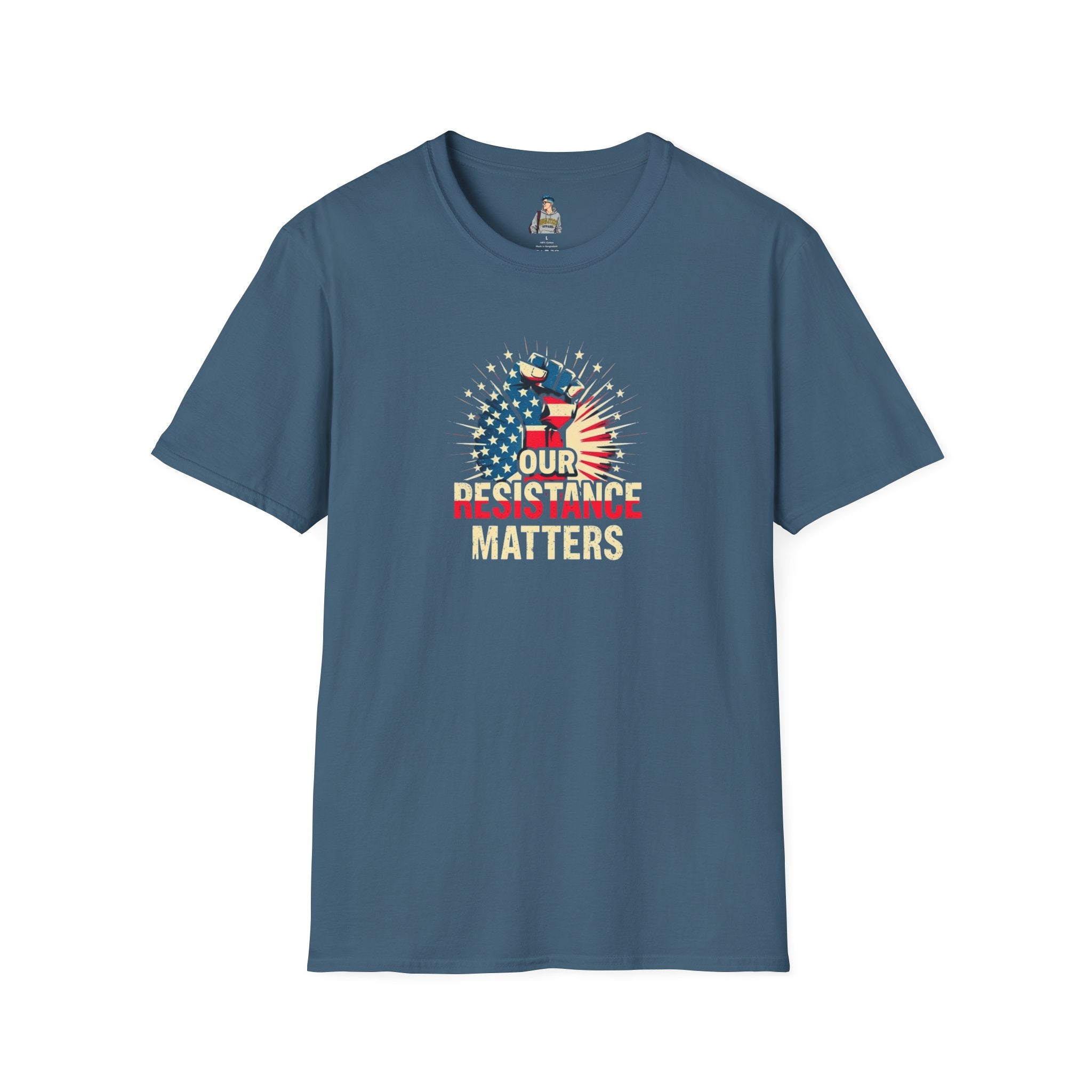 Patriotic Activism T-Shirt - Our Resistance Matters & Save Democracy Designs