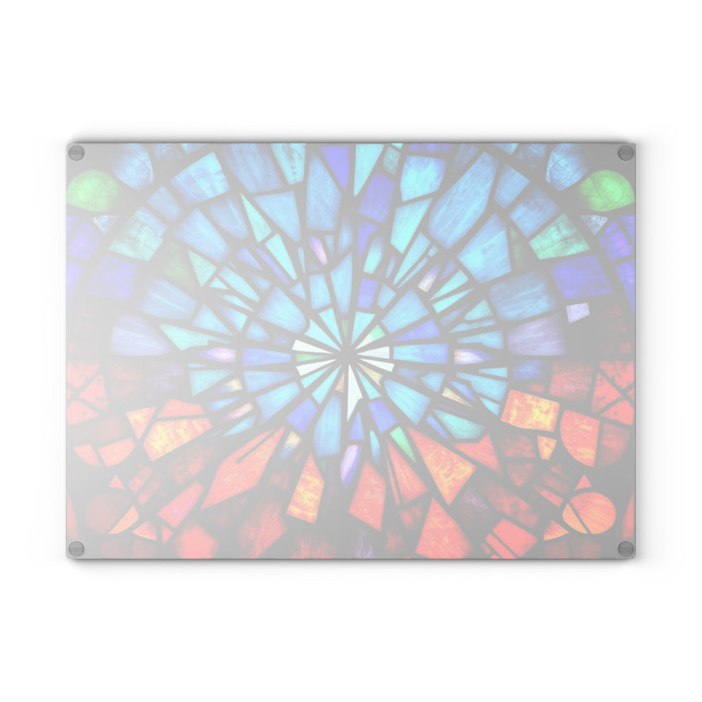 Stained Glass Cutting Board - Colorful Kitchen Decor