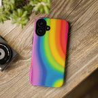 Rainbow Swirl Tough Phone Case for iPhone